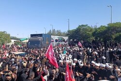 تازیەبارانی ڕێبەری شەهیدی ئێران لە مەشهەد