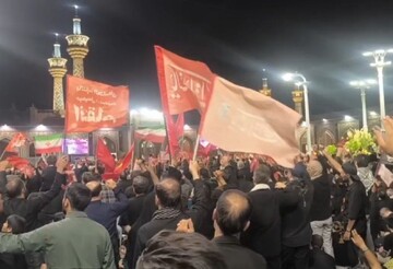 Meşhed kentinde Şehit Ayetullah Hamaney'e tarihi cenaze töreni