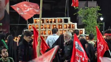 شام‌غریبان رهبر شهید در سطح شهر مشهد