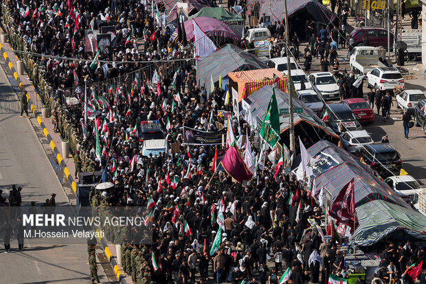 کربلا در آستانه تشییع پیکر رهبر شهید انقلاب