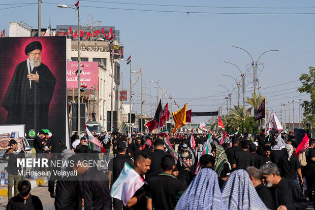 کربلا در آستانه تشییع پیکر رهبر شهید انقلاب