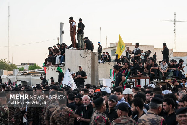 کربلا در آستانه تشییع پیکر رهبر شهید انقلاب