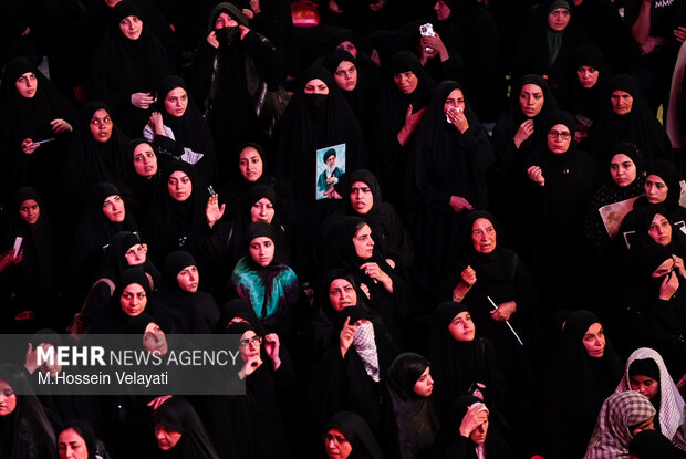 Funeral procession of martyred Leader in Karbala
