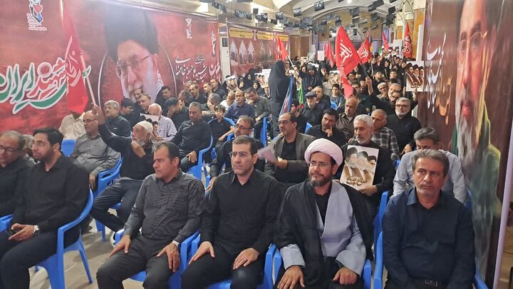 عزاداری مردم بوشهر همزمان با بدرقه قائد شهید امت برگزار شد
