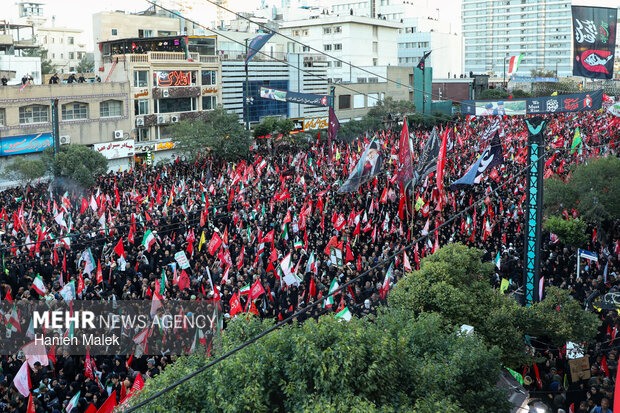 تشییع پیکر رهبر شهید انقلاب در مشهد - ۶