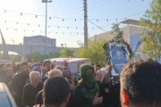 خاکسپاری ۲ شهید جنایت اخیر آمریکا در گلزار شهدای اهواز