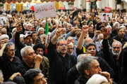 آیین بزرگداشت رهبر شهید انقلاب در حرم حضرت معصومه (س) برگزار شد