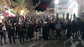 عزاداری فهرجی ها در شب تدفین «آقای شهید ایران»