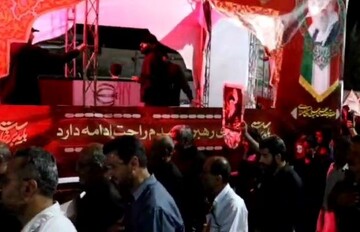 عزاداری برای رهبر شهید در دیّر