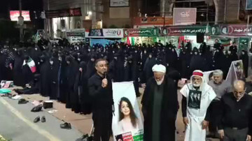 اقامه نماز استغاثه امام عصر(عج) در گوهردشت کرج