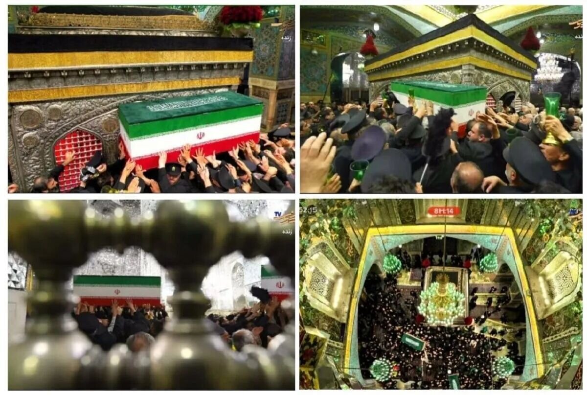 VIDEO: Holy tomb of martyred Leader in Imam Reza (AS) shrine