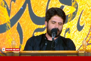 شعرخوانی محمد رسولی در مراسم بزرگداشت رهبر شهید انقلاب