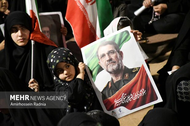 مراسم وداع با پیکر شهید «علیرضا بالیده» در بیرجند