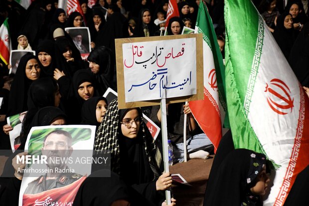 مراسم وداع با پیکر شهید «علیرضا بالیده» در بیرجند