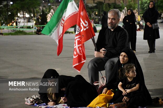 مراسم وداع با پیکر شهید «علیرضا بالیده» در بیرجند