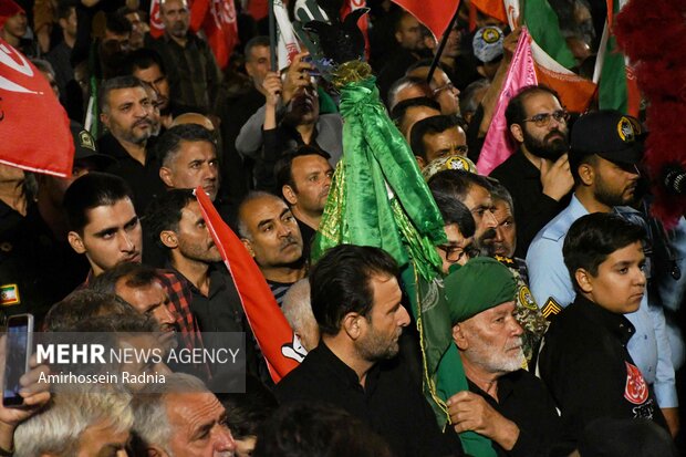 مراسم وداع با پیکر شهید «علیرضا بالیده» در بیرجند