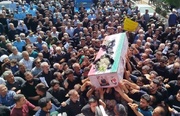مراسم تشییع باشکوه شهید «علیرضا زارعی ثانی» در بردسکن برگزار شد