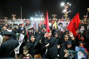 روضه‌خوانی امیر عارف در مراسم بزرگداشت رهبر شهید در حرم رضوی