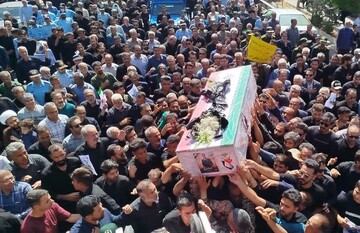 مراسم تشییع باشکوه شهید «علیرضا زارعی ثانی» در بردسکن برگزار شد