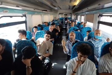 وضعیت قطارهای حومه تهران در دمای بالای ۴۰ درجه