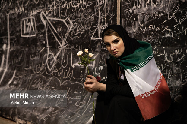 مراسم وداع با رهبر شهید انقلاب در مصلای امام خمینی(ره) تهران