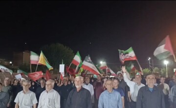تجمع مردم چرام در صد و سی و سومین شب