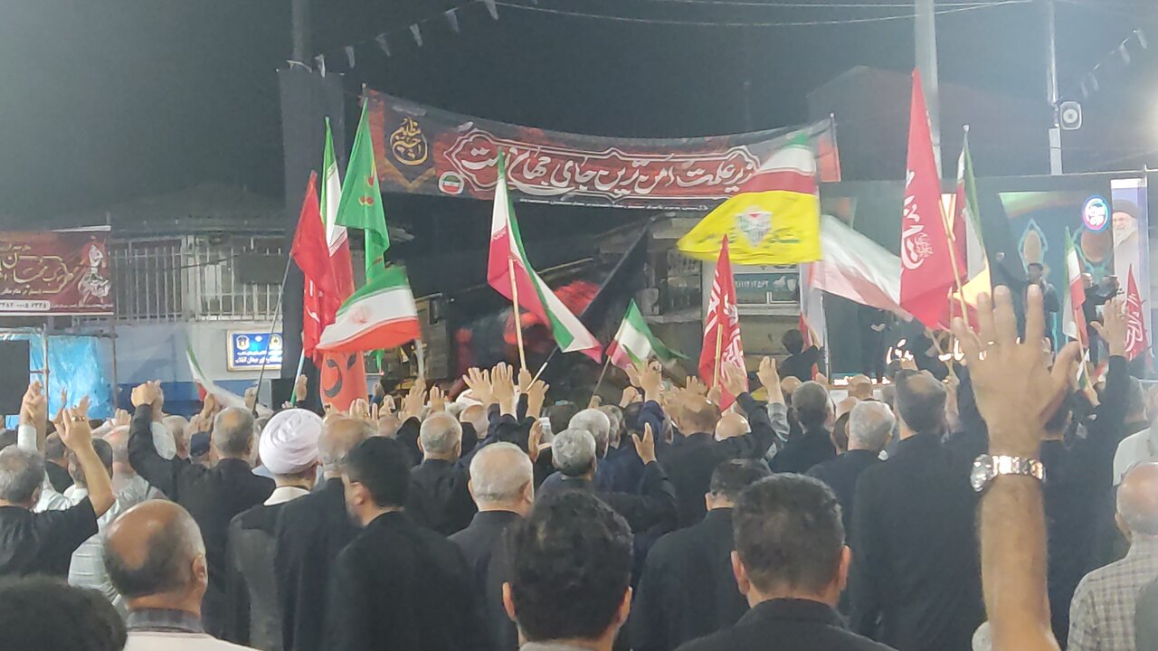اجتماع شبانه گالیکشیها با حضور گسترده مردم برگزار شد