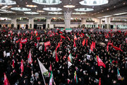 تہران: شہید رہبر انقلاب آیت‌الله سید علی خامنه‌ای کی یاد میں تعزیتی تقریب کا انعقاد