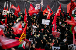 پرچم‌های سرخ انتقام در اجتماع شبانه گرگان برافراشته شد