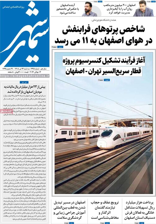 روزنامه‌های اصفهان