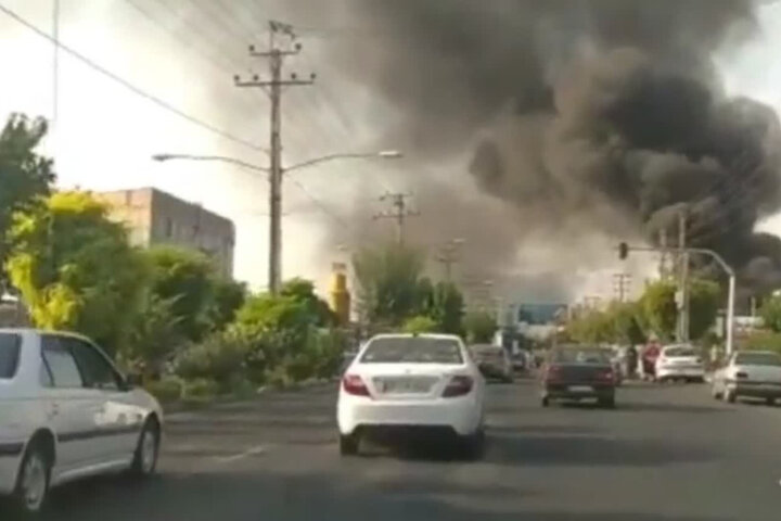 ستون دود امروز در فردیس حادثه امنیتی نبود