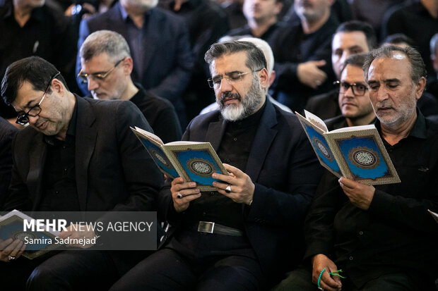 مراسم گرامیداشت رهبر شهید انقلاب در تهران