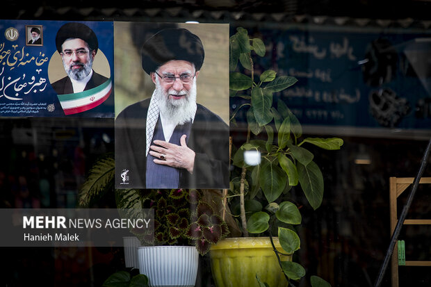 قاب‌های ارادت به «آقای شهید ایران» در بازار گرگان