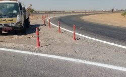 آشکارسازی ۱۰ دوربرگردان محور چنداب–ایوانکی؛ ایمنی تردد افزایش یافت