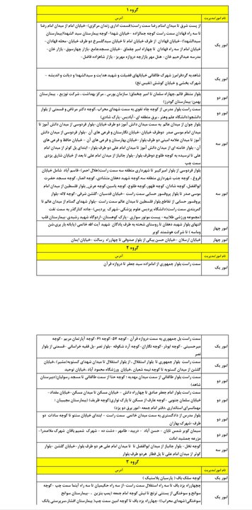 زمان‌بندی قطعی برق گروه‌های مختلف در استان یزد