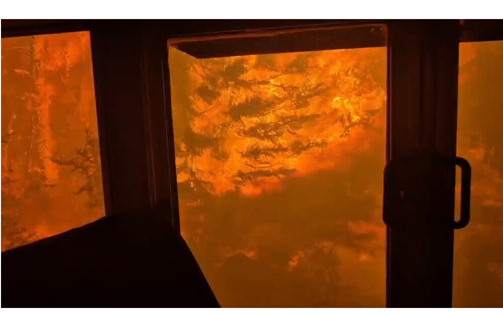 VIDEO: Horrible fire engulfed inside train in Canada