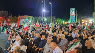 تجمع مردم اردستان در خونخواهی رهبر شهید