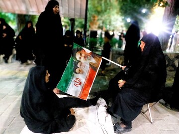 فریاد خون‌خواهی مردم تربت جام در سوگ آقای شهید ایران