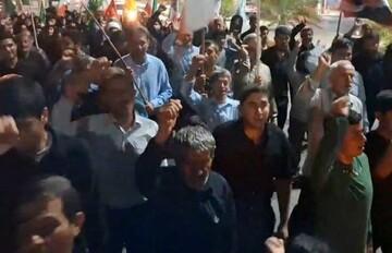 راهپیمایی و اجتماع شبانه مردم انقلابی آبدان
