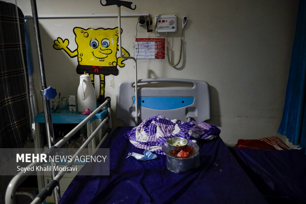 وضعیت بیمارستان شهید بقایی اهواز پس از حمله آمریکا