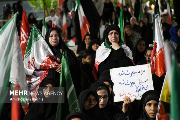 مراسم هفتمین روز تدفین امام امت در بیرجند