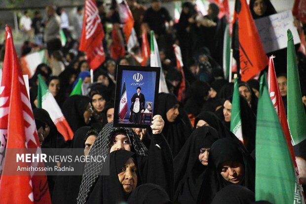مراسم هفتمین روز تدفین امام امت در بیرجند