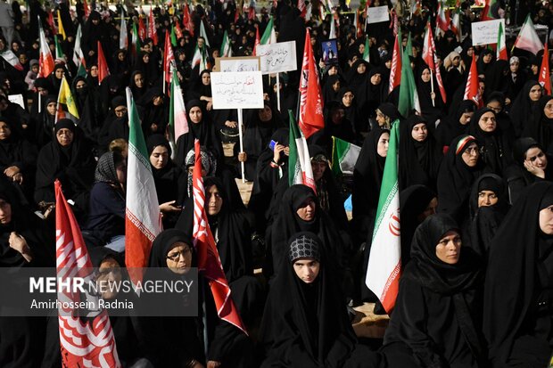 مراسم هفتمین روز تدفین امام امت در بیرجند