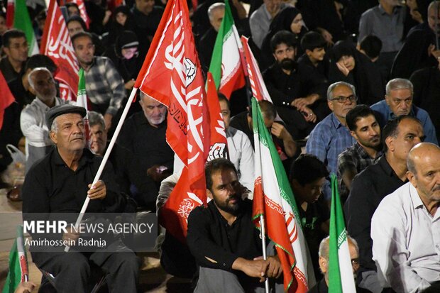 مراسم هفتمین روز تدفین امام امت در بیرجند