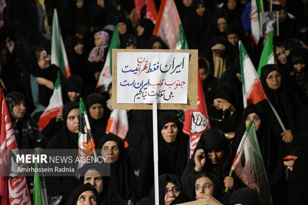 مراسم هفتمین روز تدفین امام امت در بیرجند
