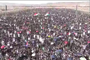 راهپیمایی باشکوه مردم یمن در «جمعه هشدار و آماده‌باش»+ فیلم