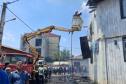 خاکستر شدن ۳ منزل مسکونی در حریق آستانه اشرفیه؛ دو نفر مصدوم شدند