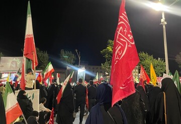 حماسه حضور دلگانی‌ها در شب ۱۳۷