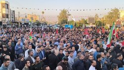 عطر شهادت از بمپور به دهدشت رسید؛ شهید علوی درآغوش مردم قدرشناس