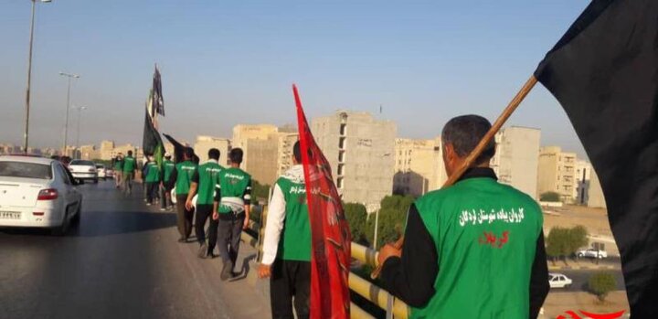 لردگانی‌ها در مسیر سرخ حسینی؛ این «کاروان» عزم کربلا دارد